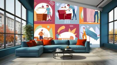 Furniture Composition Set Wall mural