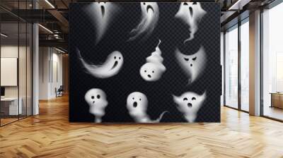 Ghost Realistic Set Transparent  Wall mural