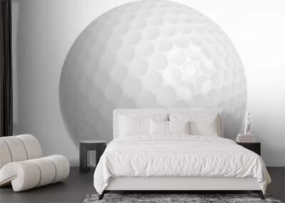 Golf ball with shadow Wall mural