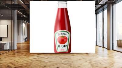 Ketchup Realistic Bottle Wall mural