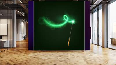 Magic Wand Realistic Design Concept Wall mural