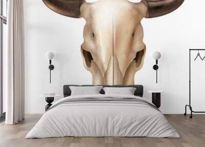 Realistic Cow Skull Wall mural