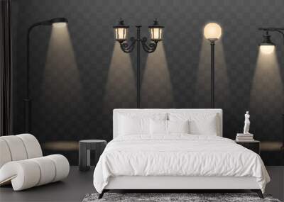 Street Lamp Realistic Wall mural