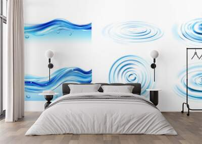 Water Ripple Set Wall mural