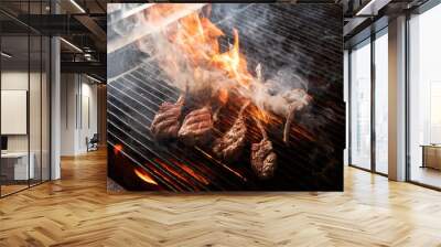 grilled lamb chops Wall mural