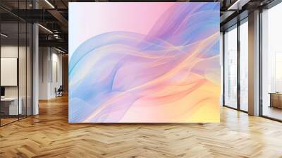 rainbow pastel abstract background desktop wallpaper rainbow banner pride month background colorful shapes Wall mural