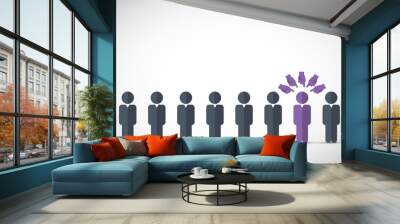 Chosen one - human resources concept	 Wall mural