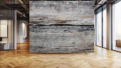 Wooden table background Wall mural