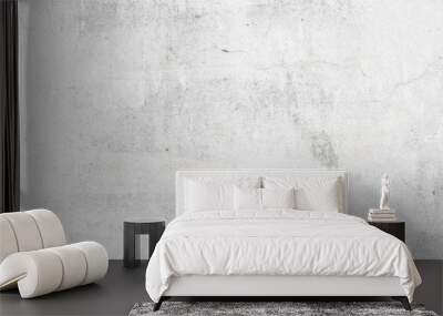 Stucco white wall background or texture Wall mural