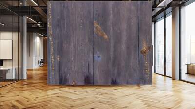 The old wood texture with natural patterns Wall mural