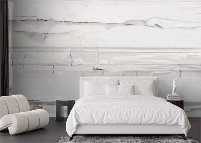 The white wood texture with natural patterns background Wall mural