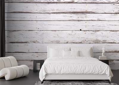 The white wood texture with natural patterns background Wall mural