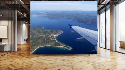 Plane Wing Croatia Wall mural