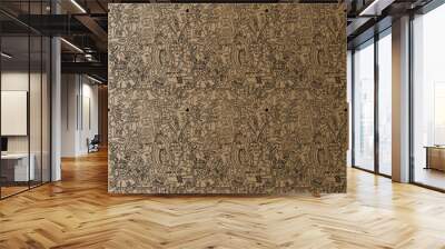 maya gods pattern background Wall mural