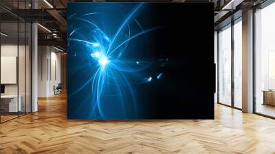 blue light Wall mural