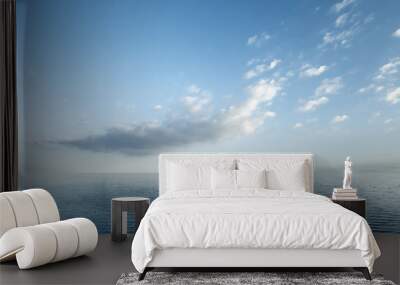 blue sky Wall mural