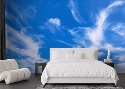 blue sky Wall mural