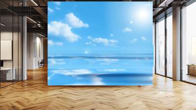 blue sky Wall mural