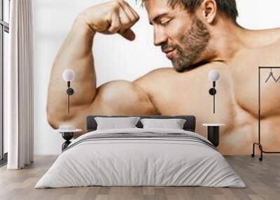 bodybuilding man Wall mural