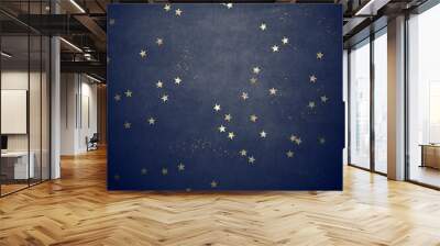 Christmas stars background Wall mural