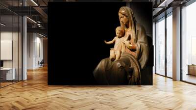 holy Mary with baby Jesus Wall mural