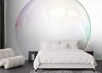 soap bubble background illustration Wall mural