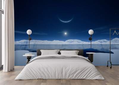 sun and moon Wall mural