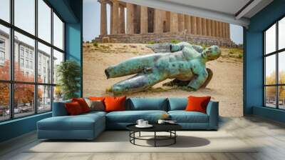 the Akropolis at Selinunte Segesta Sicily Wall mural