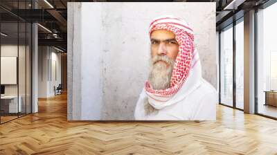 traditional arab man portrait Wall mural