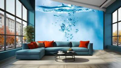 water air bubbles background Wall mural