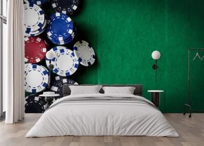 casino chips  Wall mural