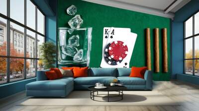 casino chips  Wall mural