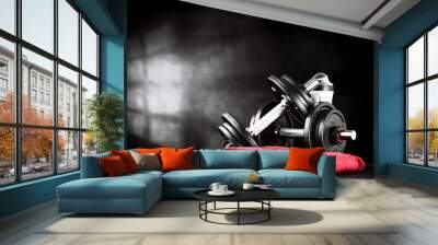 Gym interior and free space for your decoration  Wall mural