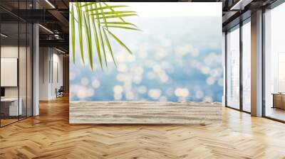 Summer background of sand and sea landscape  Wall mural