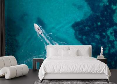 summer photo of sea and free space for your decoration  Wall mural