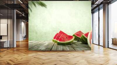 watermelon and free space  Wall mural