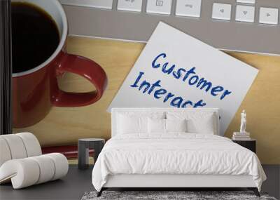  Customer Interaction Wall mural