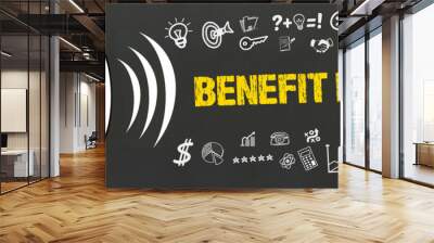 Benefit Fraud! Wall mural