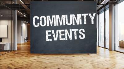 Community Events	 Wall mural