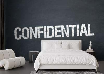 Confidential Wall mural