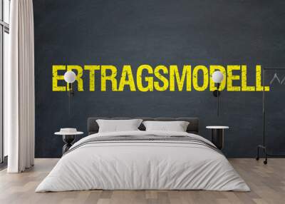 Ertragsmodell	 Wall mural