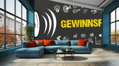 Gewinnspanne! Wall mural