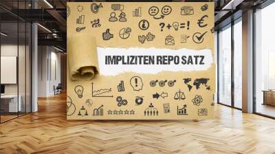 impliziten Repo-Satz	
 Wall mural