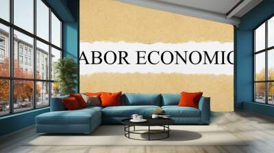 Labor Economics Wall mural