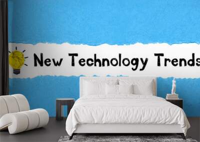 New Technology Trends Wall mural