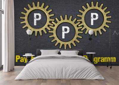 PPP / Paycheck Protection Program Wall mural