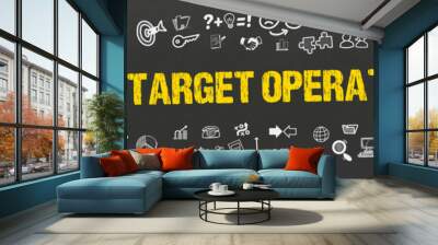 target operating model! Wall mural