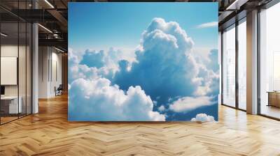 abstract clouds in the sky wallpaper Wall mural