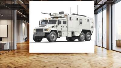 armored truck vehicle vector style Wall mural