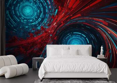 digital abstract background Wall mural